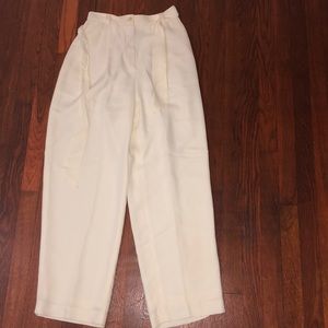 Dress pants with waist belt